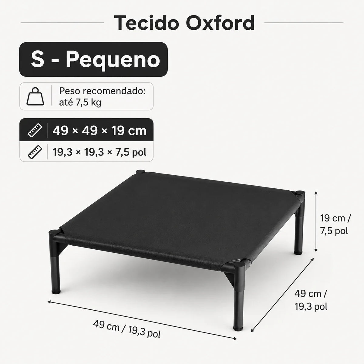 TrailRest Elevated Pet Camping Bed