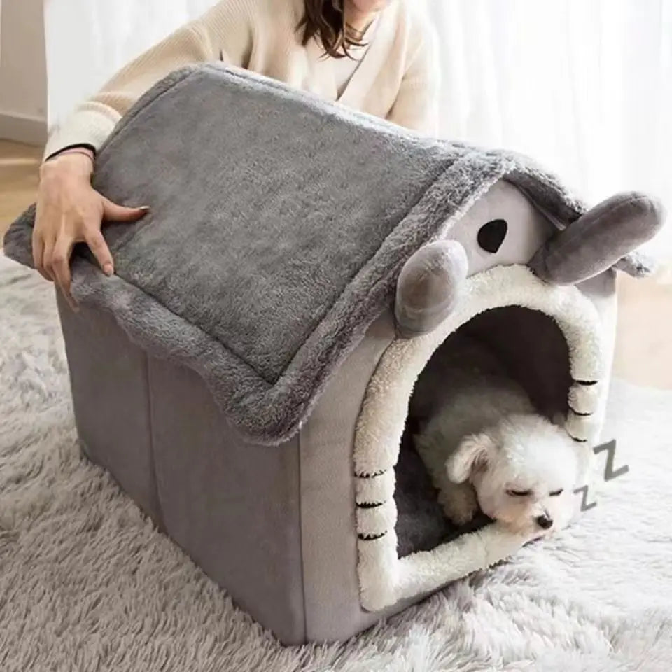 CozyNest All-Season Pet House Bed