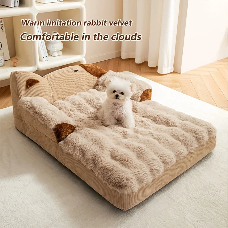 NestEase Washable Sofa Pet Bed