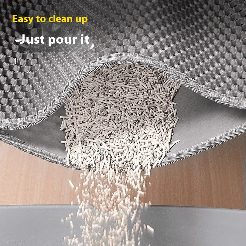 Extra Large Cat Litter Mat – Waterproof Double-Layer Non-Slip Floor Protector