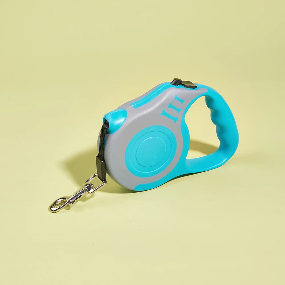 Strong Nylon Retractable Dog Leash – 3M & 5M for All Breeds