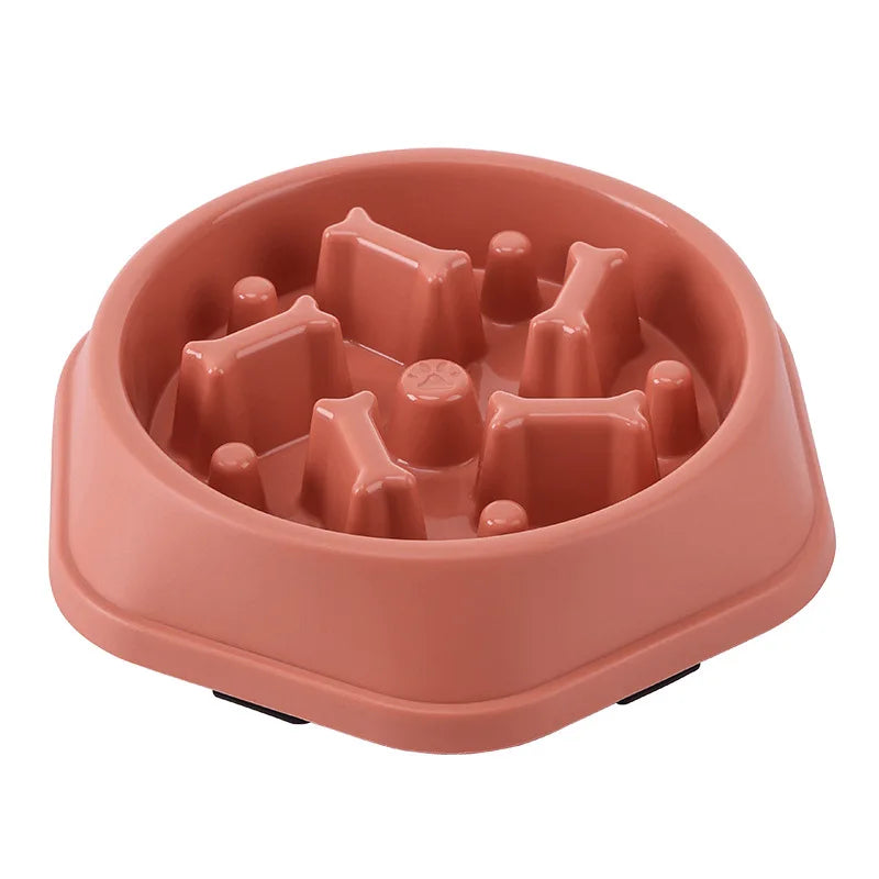 Anti-Choke Slow Feeder Pet Bowl – Non-Slip Maze Design for Dogs & Cats