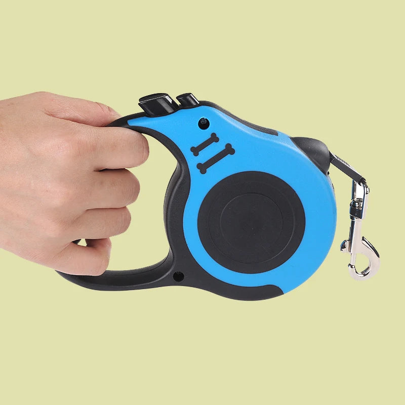Strong Nylon Retractable Dog Leash – 3M & 5M for All Breeds