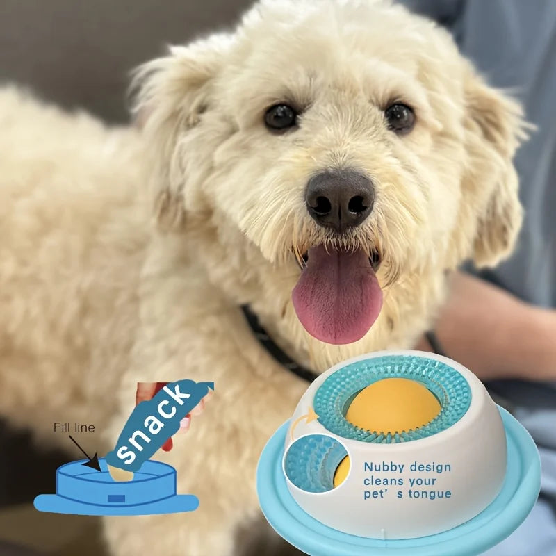 Interactive Lick Toy & Slow Feeder for Dogs – Training & Enrichment