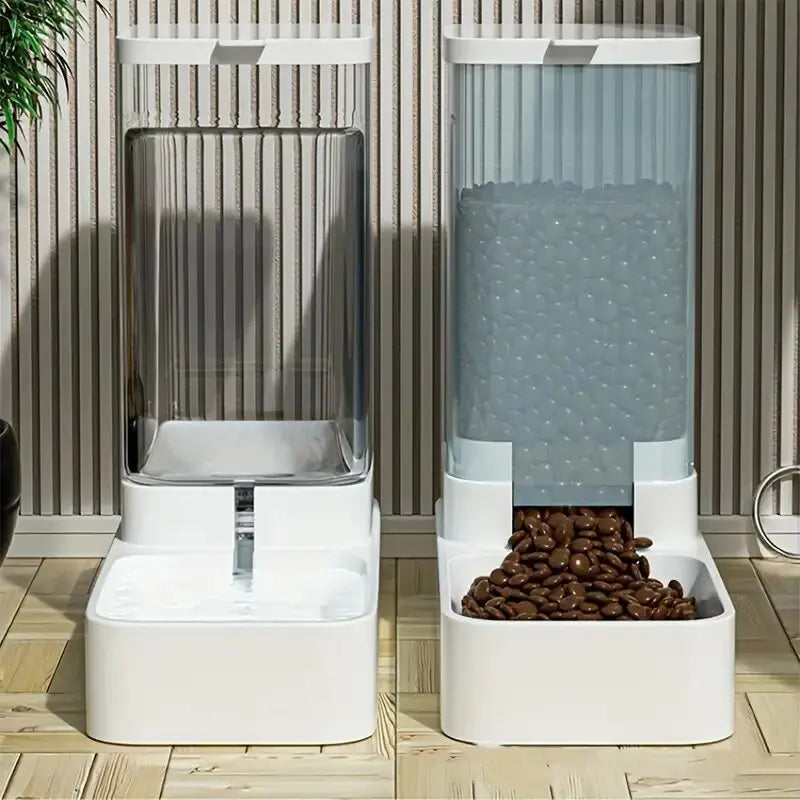 GravityServe Pet Food & Water Dispenser