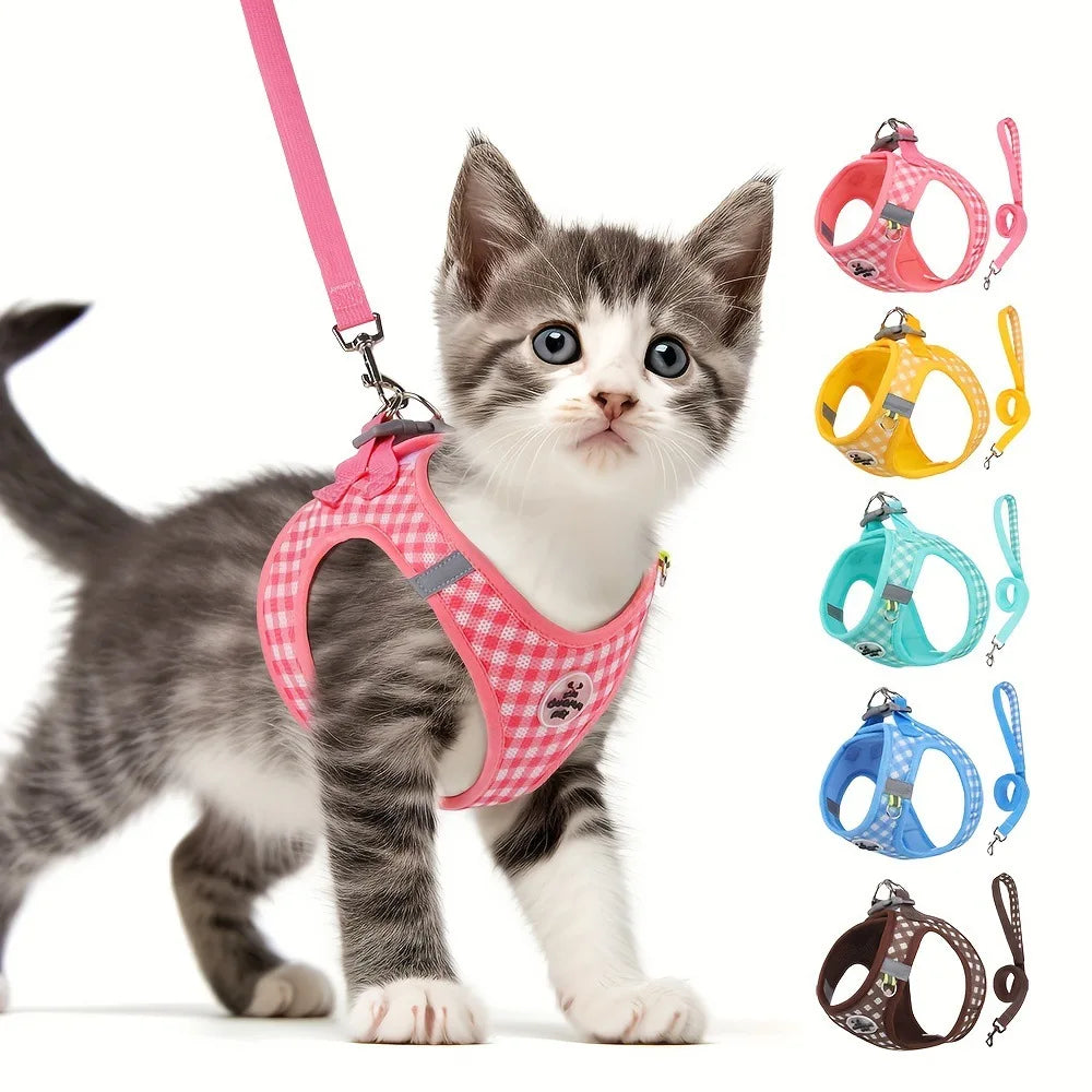 CheckMate Reflective Pet Harness & Lead