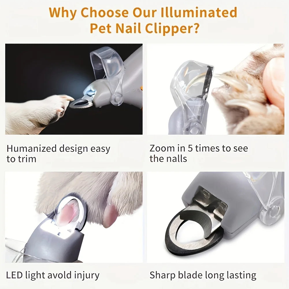 PrecisionTrim LED Pet Nail Clippers