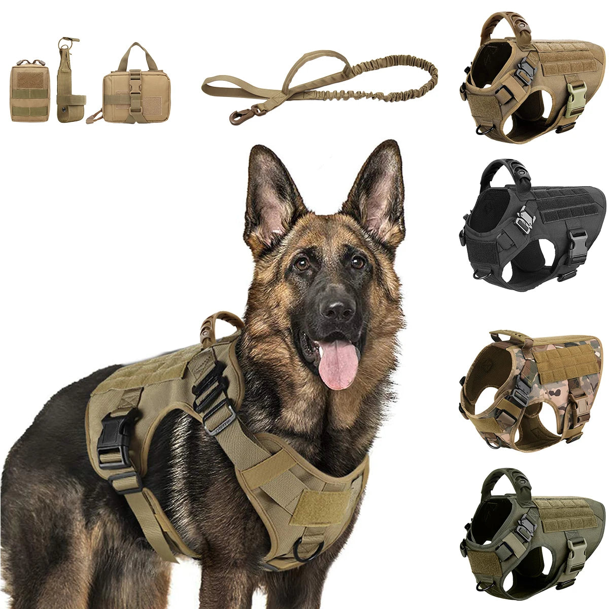 TacticalGuard Heavy-Duty Dog Harness