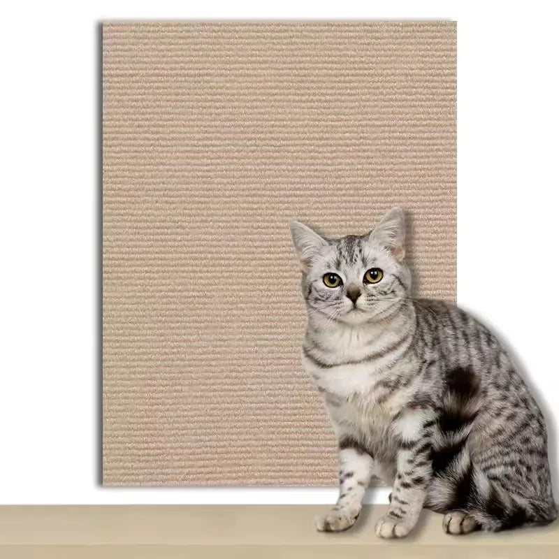 Cat Scratcher Sofa Protector – Self-Adhesive Trimmable Carpet Mat (7 Colours)
