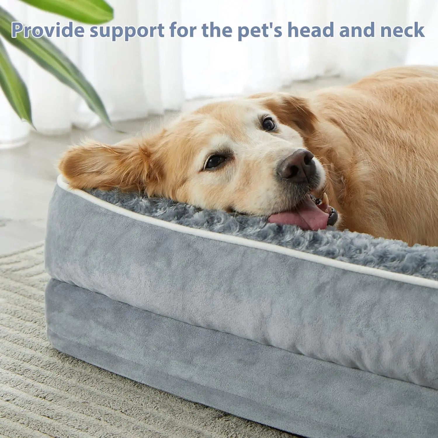 Orthopedic Dog Bed – Waterproof Sofa-Style with Washable Cover & Joint Support