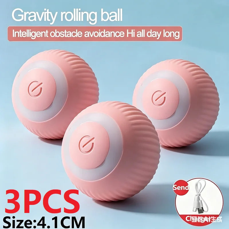 Electric Rolling Cat Ball Toy – Automatic Interactive Indoor Cat Toy