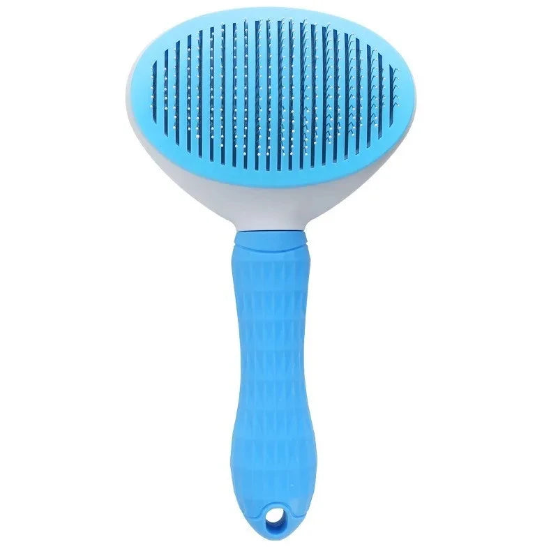 Self-Cleaning Pet Brush & Dematting Comb – For Dogs & Cats
