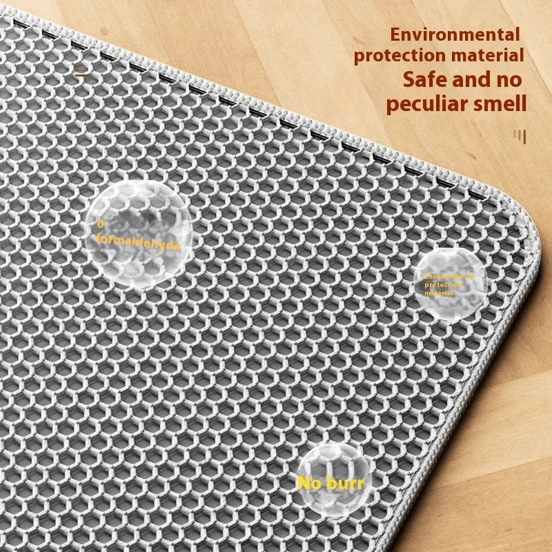 Extra Large Cat Litter Mat – Waterproof Double-Layer Non-Slip Floor Protector