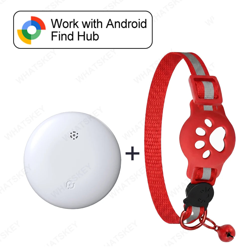 Adjustable Pet GPS Tracker Collar – Compatible with Google Find My