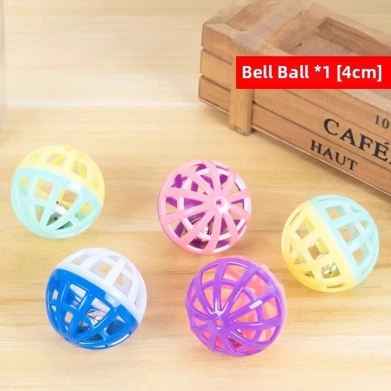 Cat Puzzle Toy – Felt Activity Box with Ball for Indoor Cats