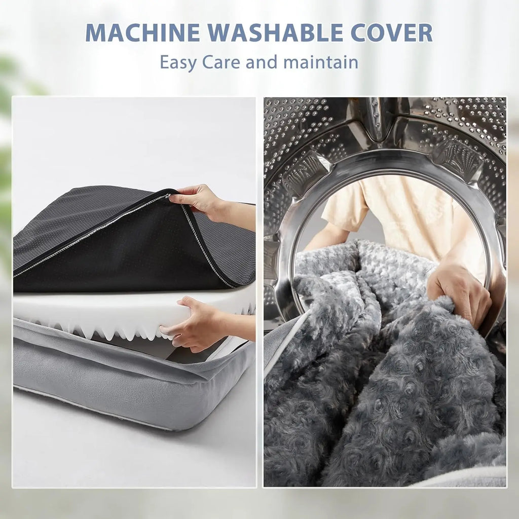 Orthopedic Dog Bed – Waterproof Sofa-Style with Washable Cover & Joint Support