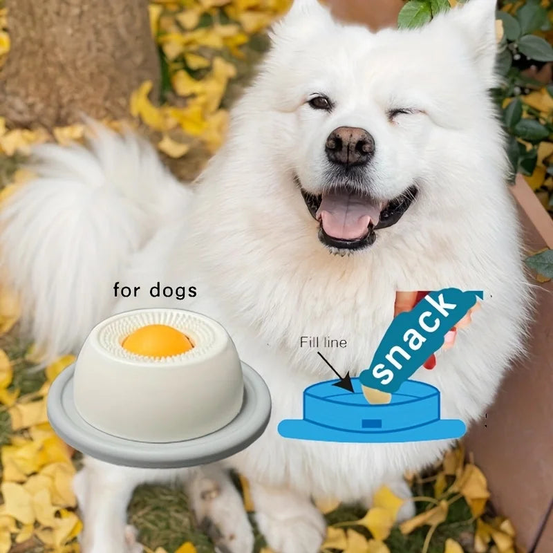 Interactive Lick Toy & Slow Feeder for Dogs – Training & Enrichment