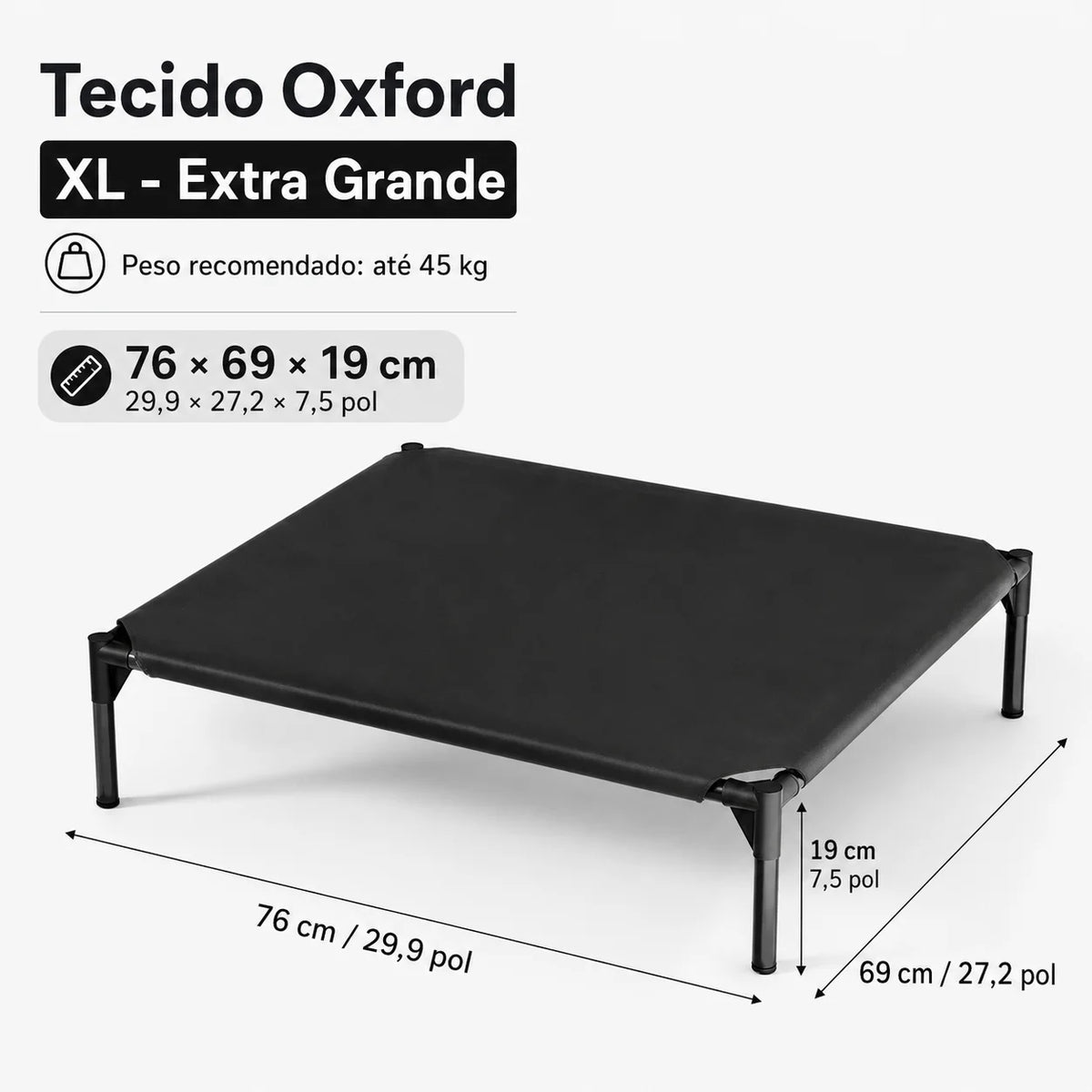 TrailRest Elevated Pet Camping Bed