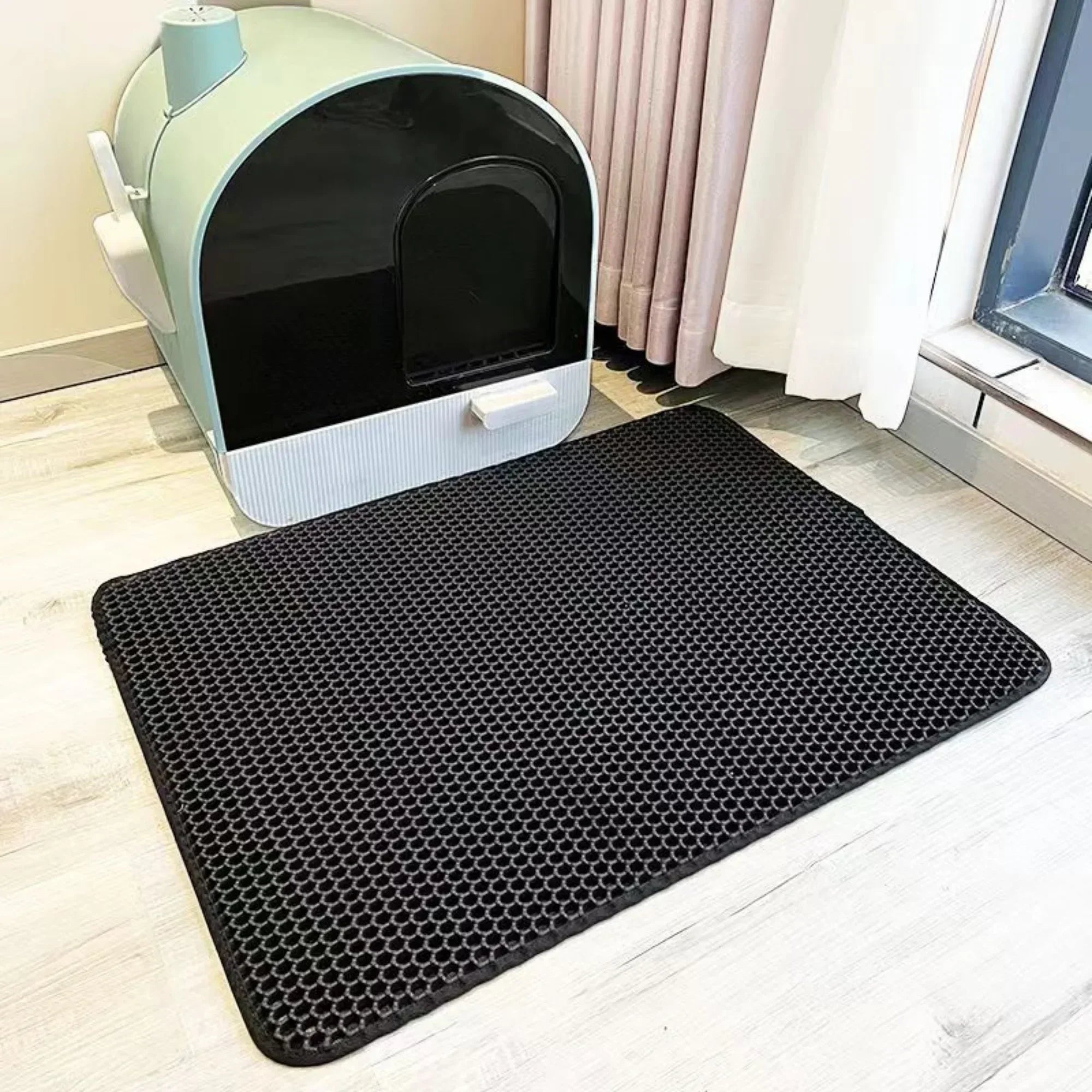 Extra Large Cat Litter Mat – Waterproof Double-Layer Non-Slip Floor Protector