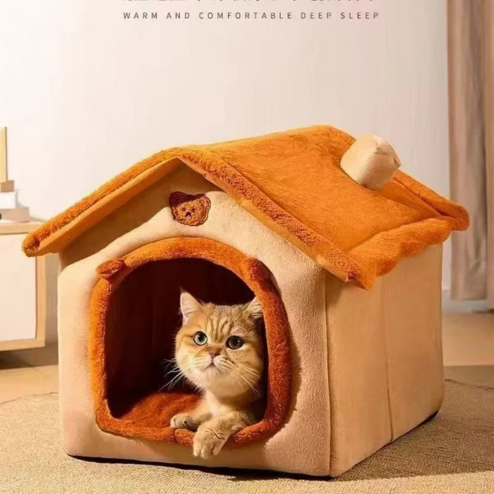 CozyNest All-Season Pet House Bed