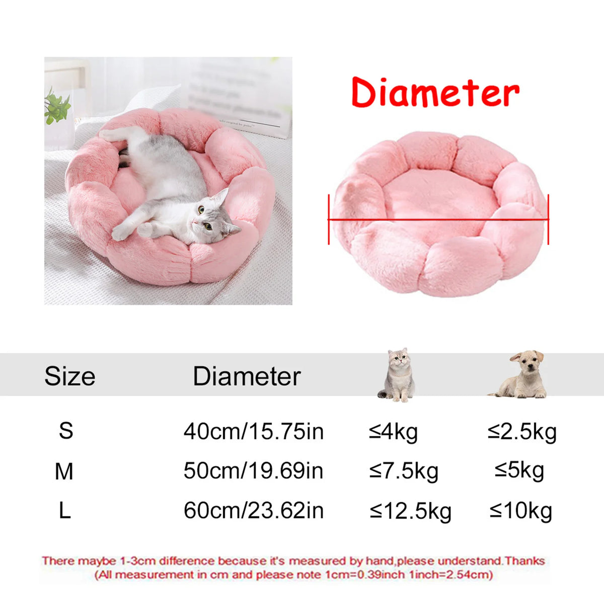 CloudCircle Plush Pet Bed