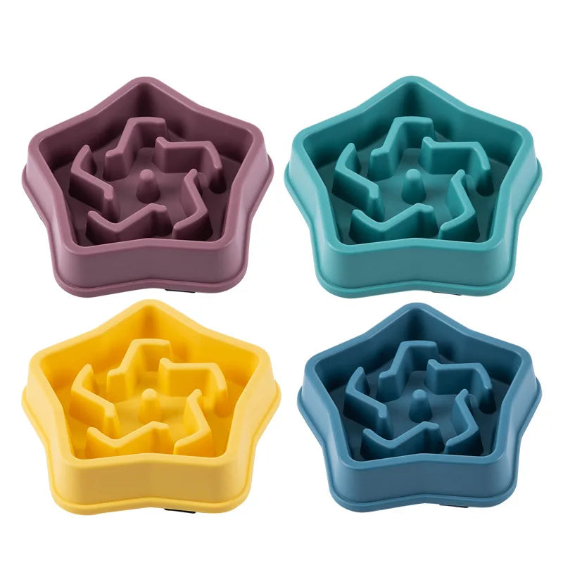 Anti-Choke Slow Feeder Pet Bowl – Non-Slip Maze Design for Dogs & Cats